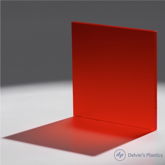 Soft Red Plastiblurs Acrylic Sheet