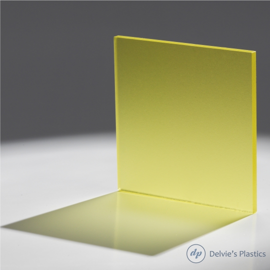 Soft Yellow Plastiblurs Acrylic Sheet
