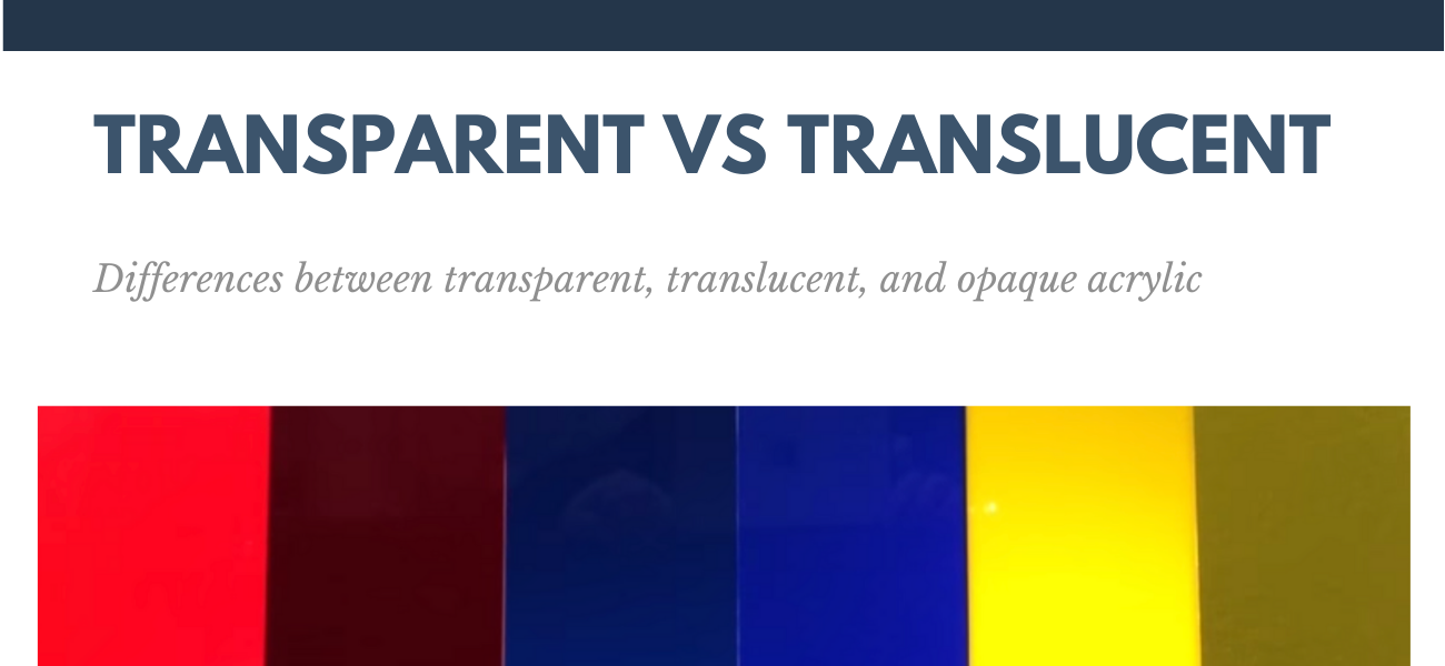 What's The Difference Between Transparent & Translucent?