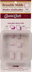 MC-6 Poly Mold - 3" x 3" x 1-1/16" deep