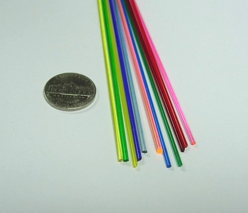 Cast Acrylic Pearl Colored Rods [Plastic Pearl Colored Rods]