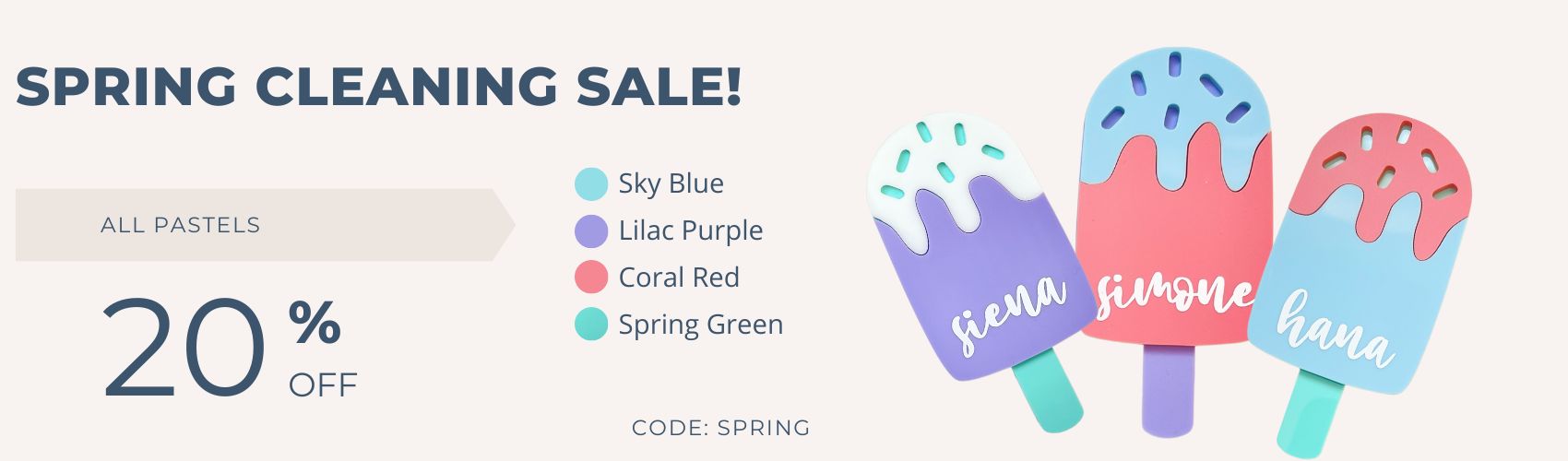 Spring Cleaning Sale 2