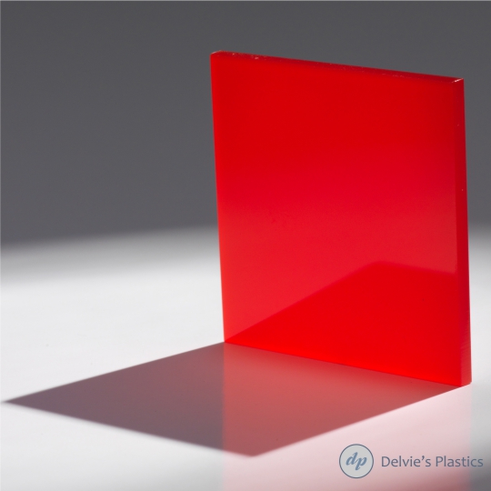 5 Sheets 1/8" RUBY RED Mirror Acrylic Plexiglass 12" x  12" 