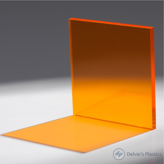 2422 Transparent Amber Acrylic Sheet Delvie S Plastics Inc