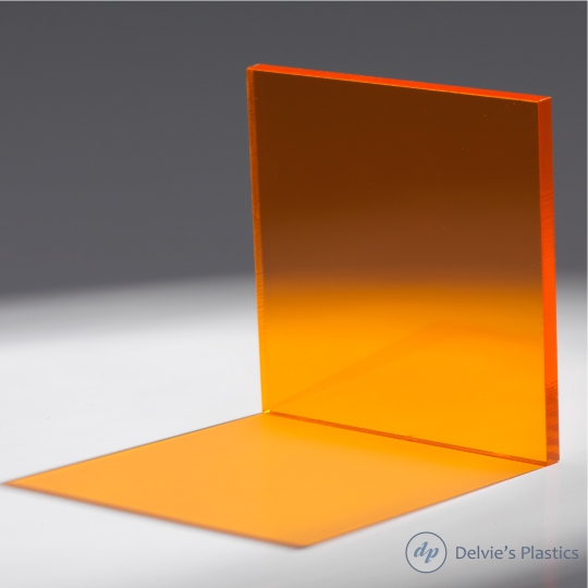2422 Transparent Amber Acrylic Sheet