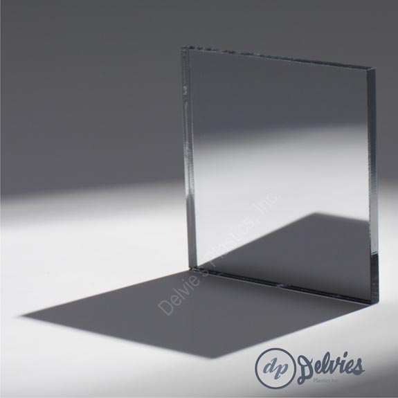 Clear MIRROR Acrylic Plexiglass Sheet from Delvie's Plastics