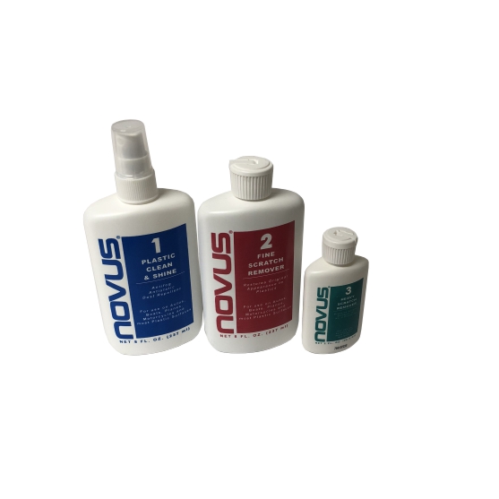 Novus Polishing Kit 8 oz. Novus #1 and #2 - 2 oz. Novus #3 with