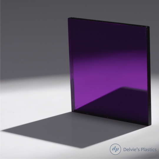 Purple Mirror Acrylic Sheet: Delvie's Plastics Inc.